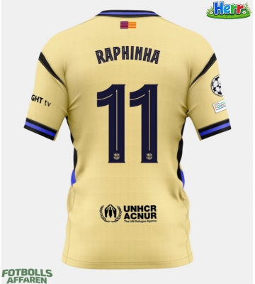 Barcelona Raphinha Belloli #11 Bortatröja 2025-26 Kortärmad